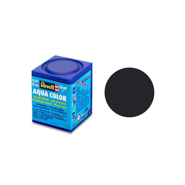 Aqua Color : Noir Goudron Mat - Revell-36106