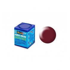 Aqua Color: Satin Bordeaux Red