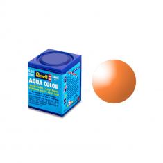 Color aguamarina: naranja claro transparente