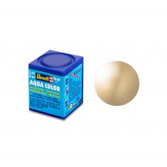 Aqua-Farbe: Metallisches Gold