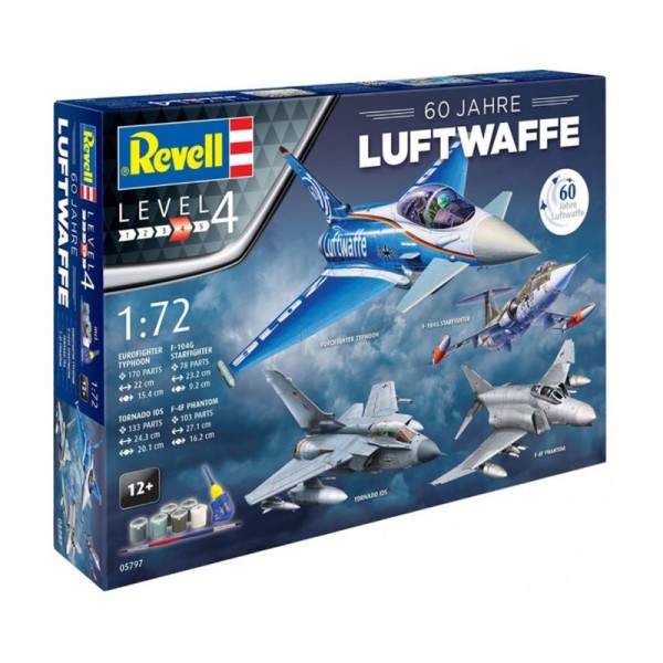 Coffret Cadeau 60 ans de Luftwaffe - Revell-05797