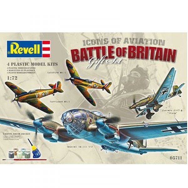 Maquettes avions : Battle of Britain Gift Set : 4 modèles - Revell-05711