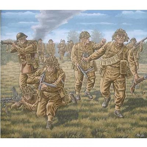 Figurines 2ème Guerre Mondiale : Infanterie britannique - Revell-02523