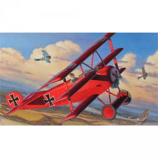 Maquette avion : Model-Set : Fokker Dr.I Triplane - Revell-64682