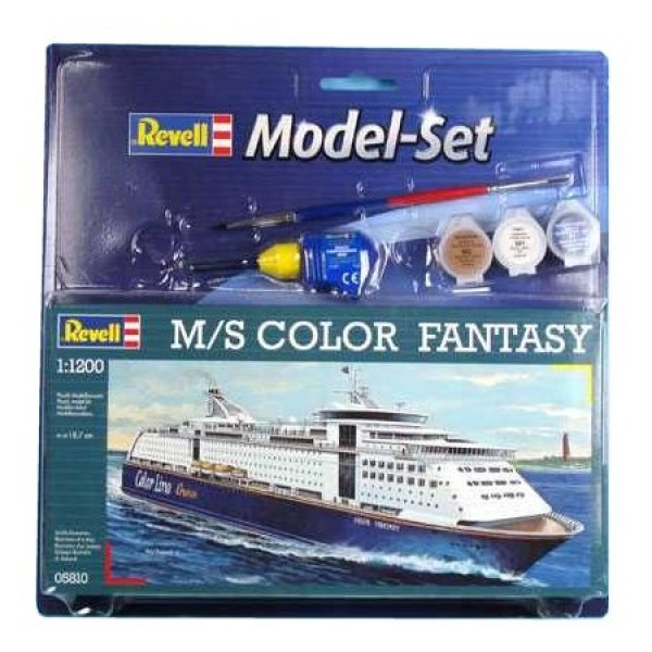 Maquette bateau : Model-Set : M/S Color Fantasy  - Revell-65810