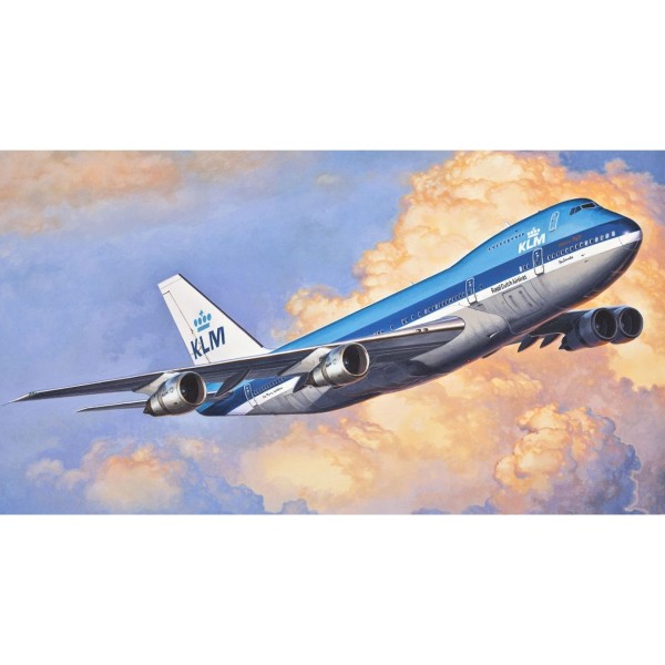 Maquette avion : Model-Set : Boeing 747-200 KLM - Revell-63999
