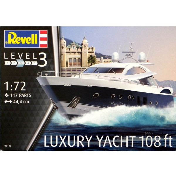 Maquette bateau : Luxuary Yacht Sunseeker Predator 108ft - Revell-05145