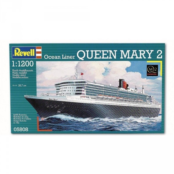 Maquette bateau 45 pièces : Ocean Liner Queen Mary 2 - Revell-05808