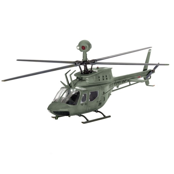 Maquette hélicoptère : Model Set Bell OH-58D Kiowa - Revell-64938
