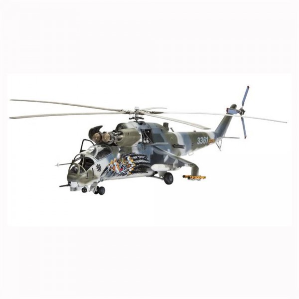 Maquette Hélicoptère Mil Mi-24V Hind E : Model-Set - Revell-64839