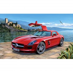 Maqueta de coche: Model-Set: Mercedes SLS AMG