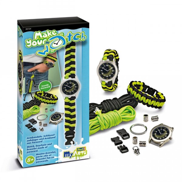 Montre à monter Make your Watch : Vert et noir - Revell-30724