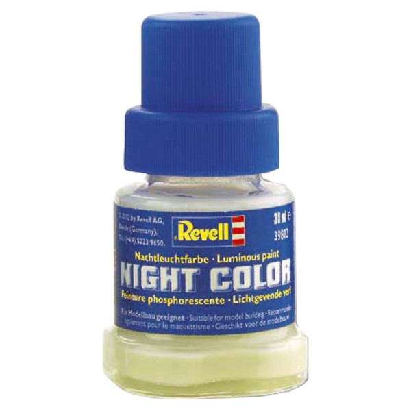Night Color phosphorescent paint: 30 ml bottle - Revell-39802