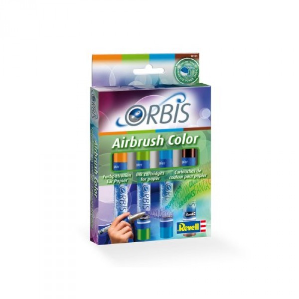 Recharges cartouches Orbis Airbrush Power Studio : Set 1 - Revell-30101