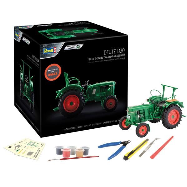 Advent calendar: Deutz D30 tractor model - Easy Click - Revell-01030