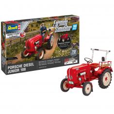 Maqueta de tractor:  Easy-clickl: Porsche Diesel Junior 108 - Farming Simulator