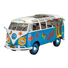 Modellfahrzeug: Samba Bus Flower Power