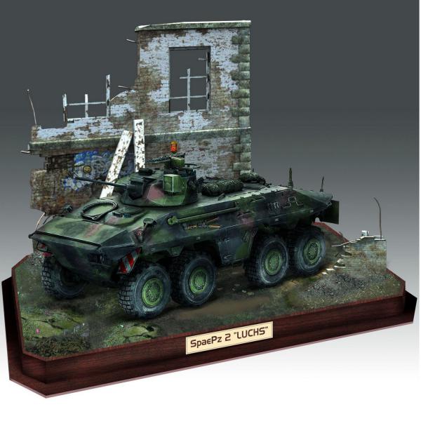 Maqueta de tanque: Sppz2 Luchs & 3D Puzzle Diorama - Revell-03321