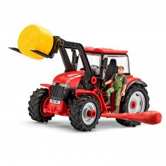 Maqueta de tractor: Junior Kit: Tractor con cuchara y figurilla