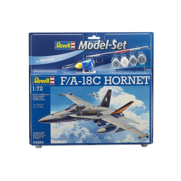 Model Set F/A-18C HORNET - 1:72e - Revell - Revell-64894