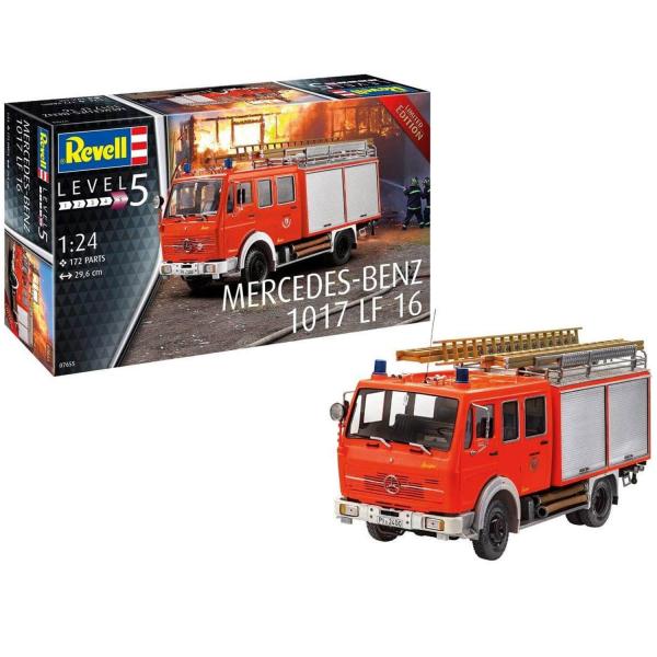 Maquette camion de pompier : Mercedes-Benz 1017 LF 16 - Revell-07655