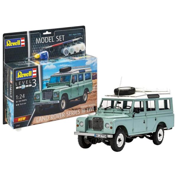 Maqueta de coche: Conjunto de Maquetas: Land Rover Serie III - Revell-67047