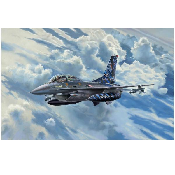 Maquette d'avion : Model Set F-16D Fighting Falcon - Revell-63844