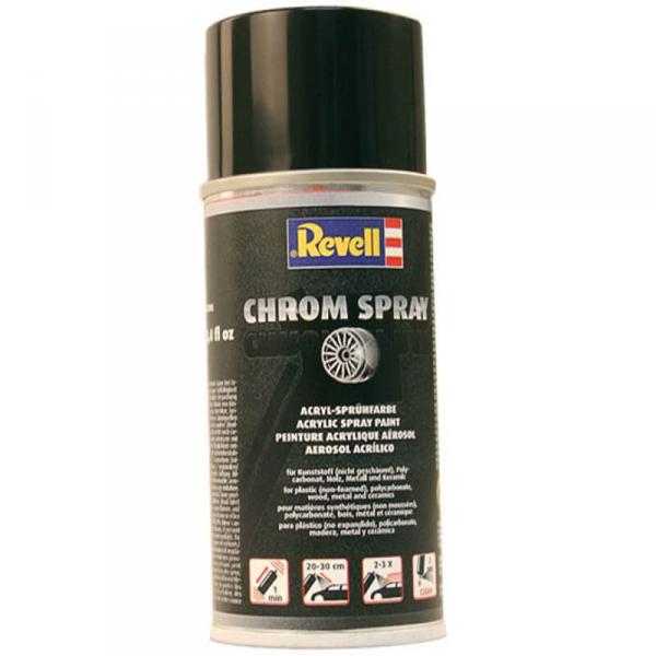 Peinture acrylique Spray : Revell Chrom 150 ml - Revell-39628