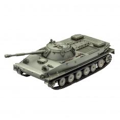 Model military tank PT-76B