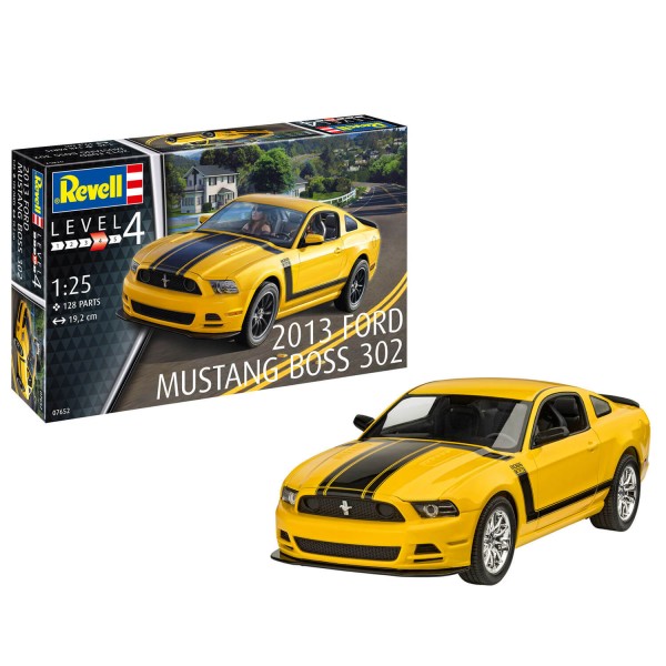 Maqueta de coche: Ford Mustang Boss 302 2013 - Revell-07652