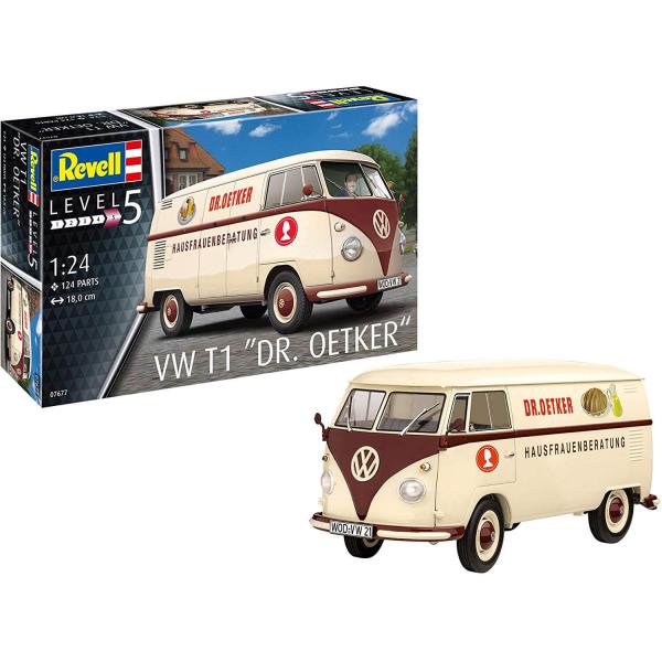 Maquette véhicule : VW T1 "Dr Oetker" - Revell-07677