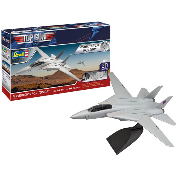 Aircraft model: Easy Click: Top Gun Maverick: F-14 Tomcat - Revell-04966