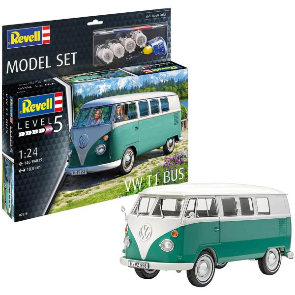 Maquette véhicule : Model Set : VW T1 Bus - Revell-67675