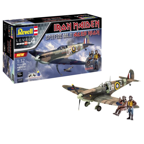 Maquette avion : Spitfire Mk.II "Aces High" Iron Maiden - Revell-05688