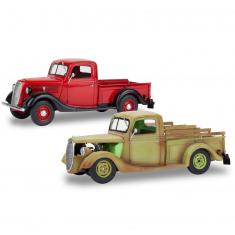 Maquette Voiture : 1937 FORD PICKUP STREET ROD AVEC PLANCHE DE SURF