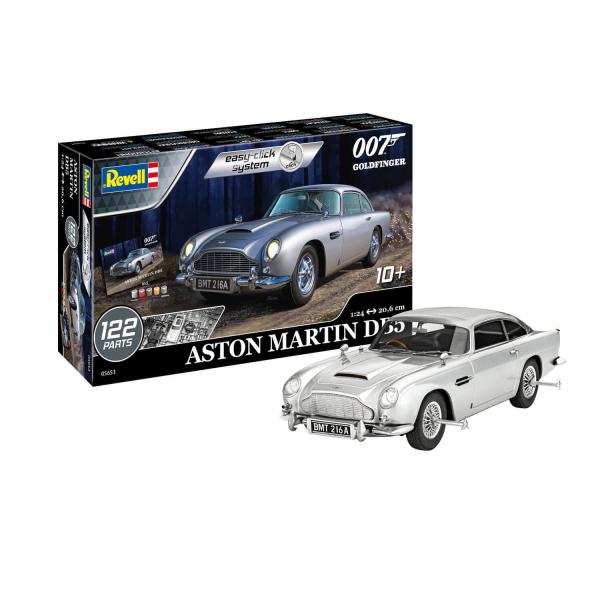 Coffret maquette James Bond : Easy-Click : Aston Martin DB5, Goldfinger  - Revell-05653