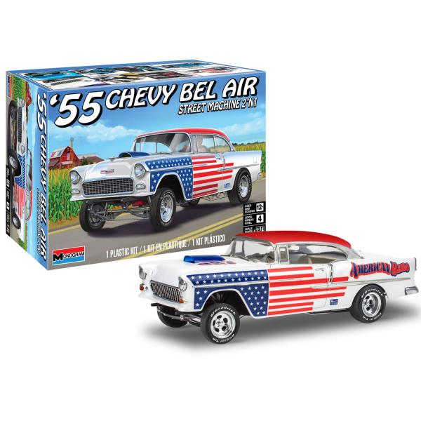 Maquette voiture : 55 Chevy Bel Air Street Machine - Revell-14519