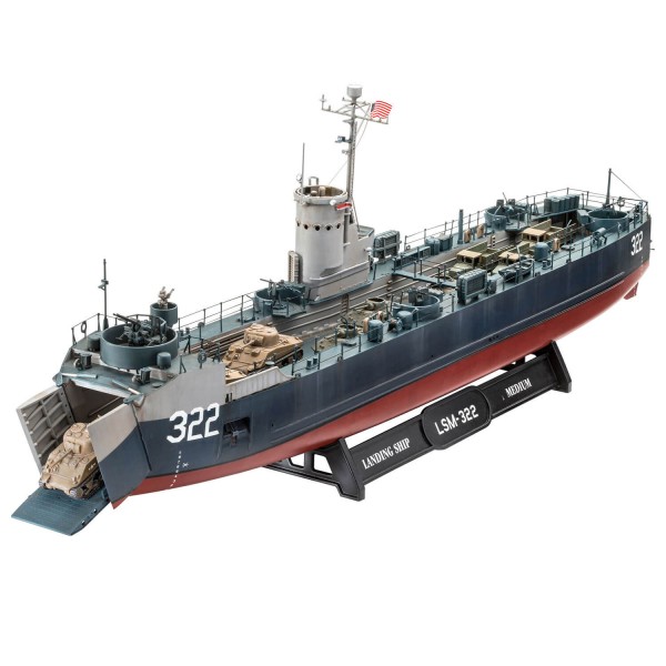 Maquette bateau : US Navy Landing Ship Medium - Revell-05169