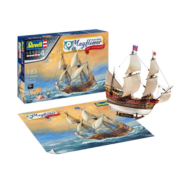 Maquette voilier : Mayflower 400ème Anniversaire - Revell-05684