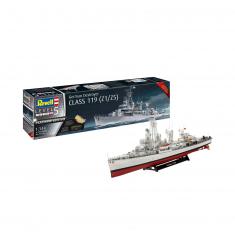 Maqueta de barco: German Destroyer Class 119 (Z1/Z5)