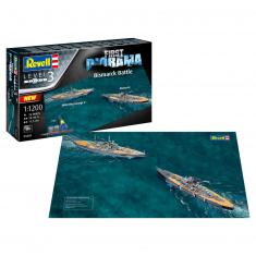 Erstes Diorama mit Modell: Bismarck Battle