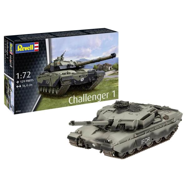 Maquette tank : Challenger 1 Maquette Revell - Revell-3365