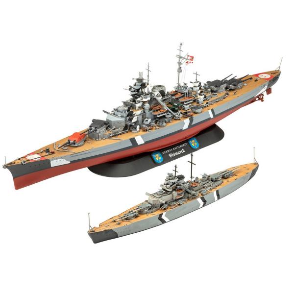 Coffret deux maquettes bateaux : Le légendaire Bismarck - Revell-5637