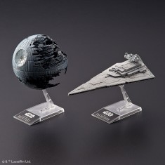 Star Wars-Modelle : Death Star II und Imperial Star Destroyer