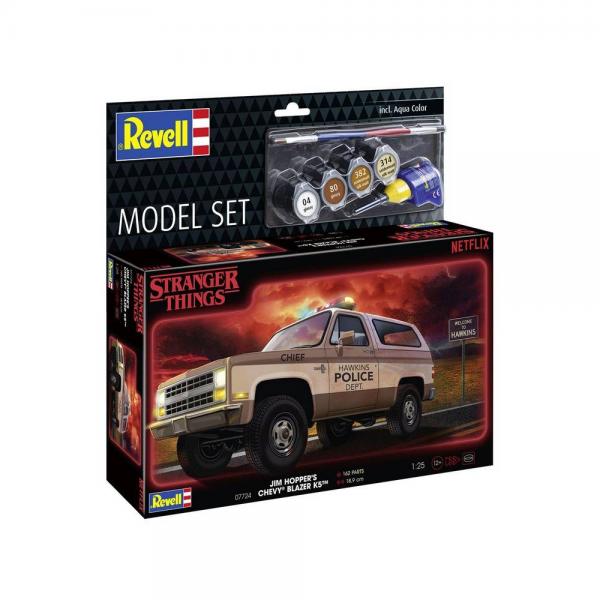 Maquette Model Set : Voiture Stranger Things- Chevrolet K5 Blazer - Revell-67724
