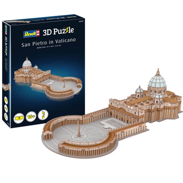 Puzzle 3D 68 pièces : St Pierre du Vatican - Revell-208