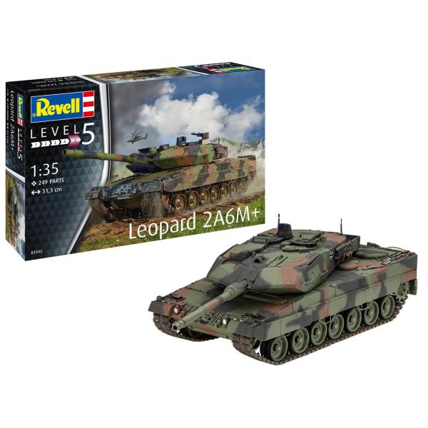 Maquette char : Leopard 2 A6M+ - Revell-03342