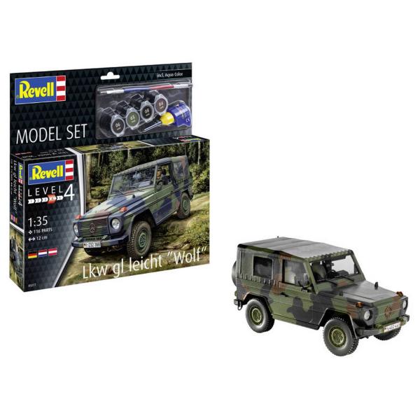 Maquette véhicule militaire : Camion gl light : Wolf - Revell-63277