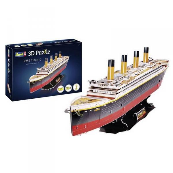113 pieces 3D puzzle: Titanic - Revell-170