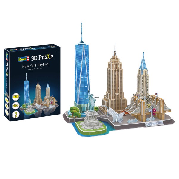 Puzzle 3D 123 pièces : New-York Skyline - Revell-142